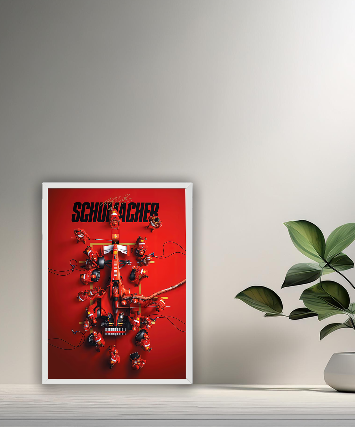 Cadre photo Michael Schumacher Formule 1