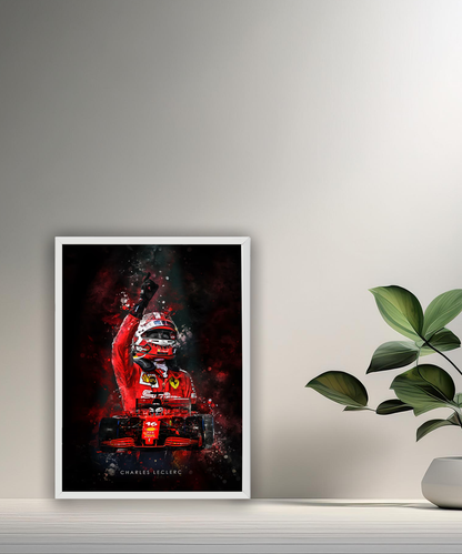 Cadre photo Charles Leclerc Formula 1