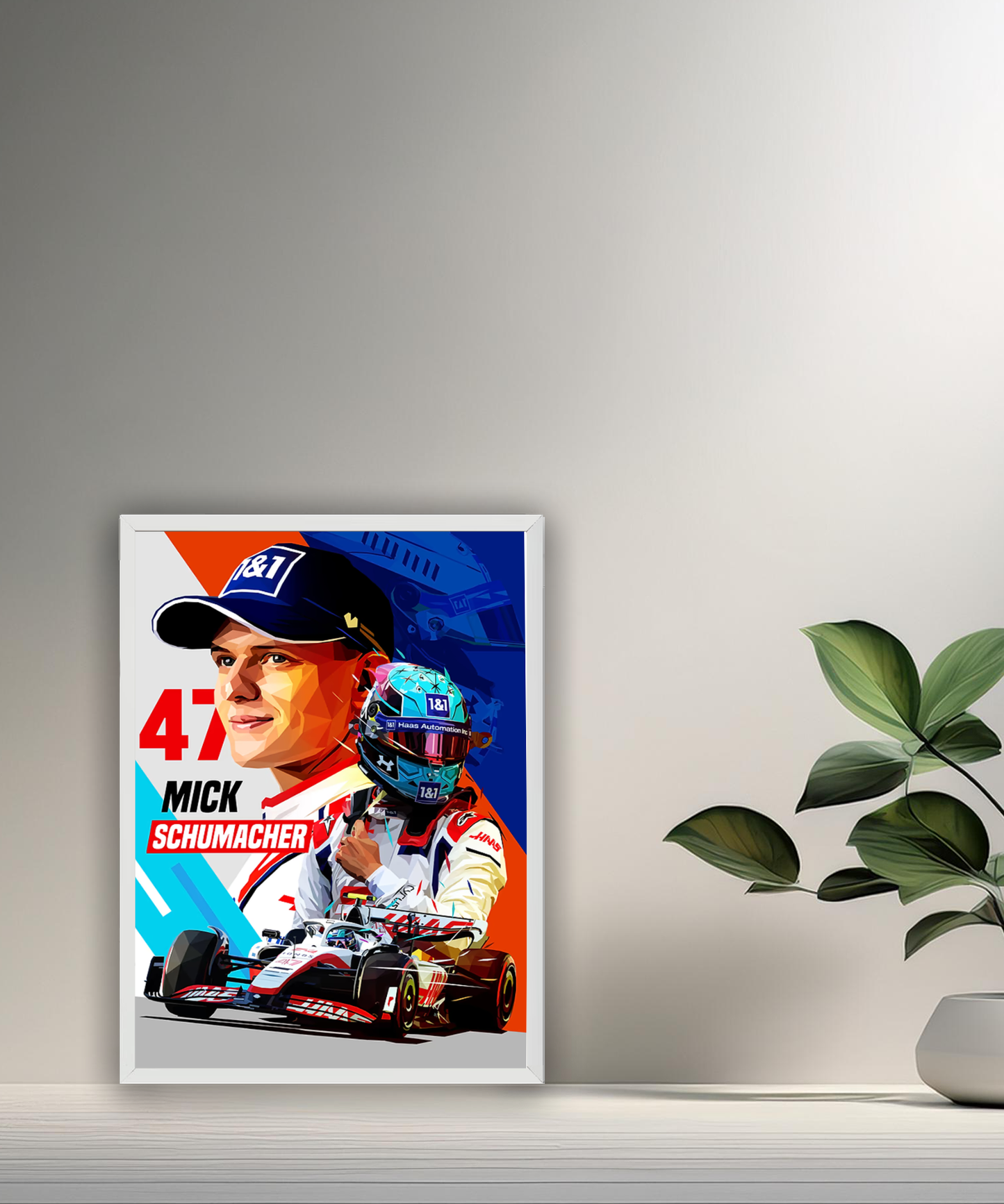 Cadre photo Mick Schumacher Formule 1