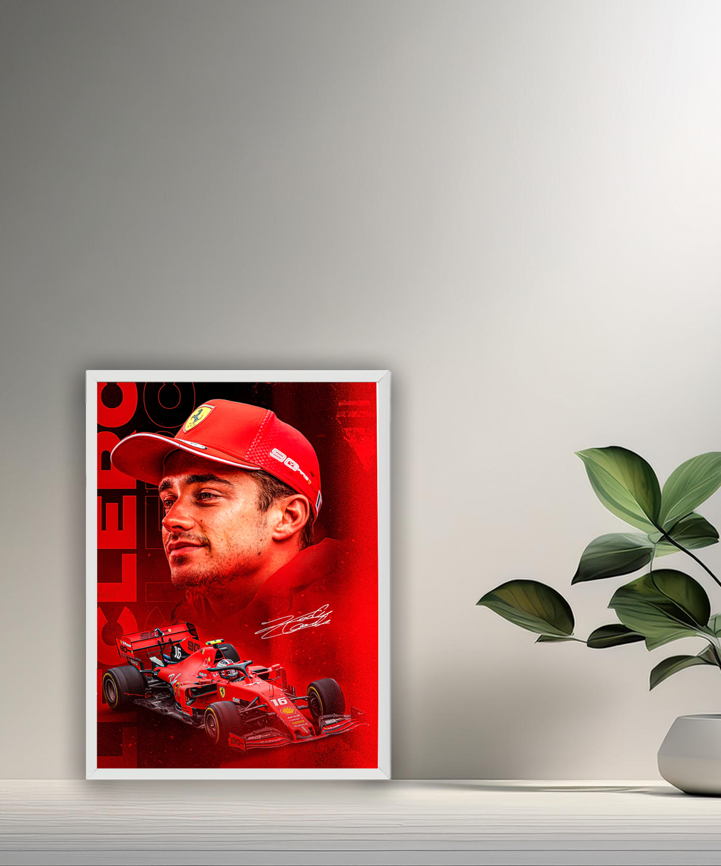 Cadre photo Charles Leclerc Formula 1