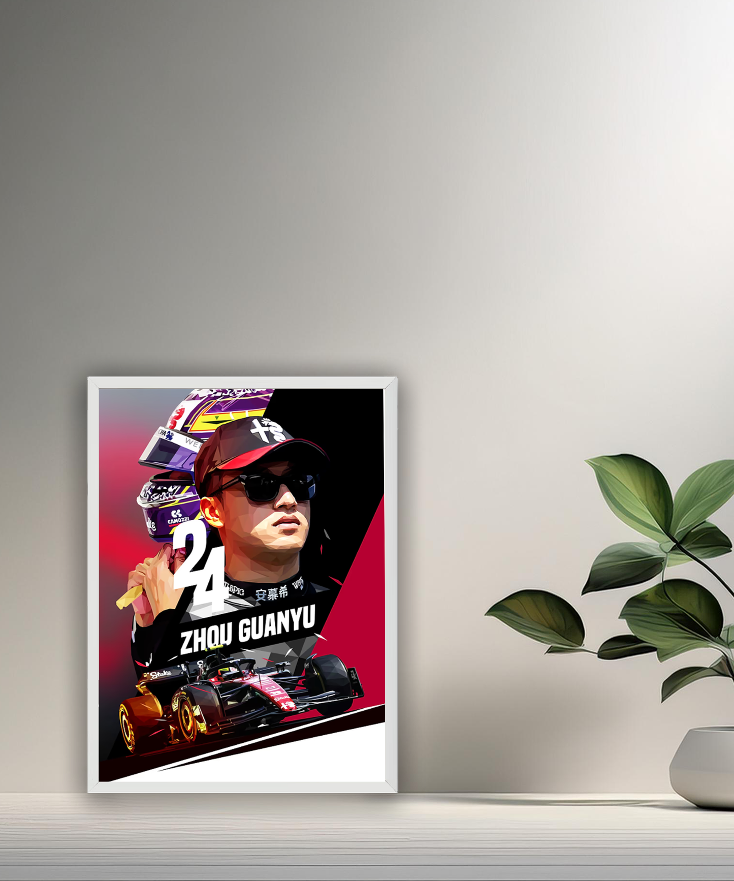 Cadre photo Zhou Guanyu Formule 1