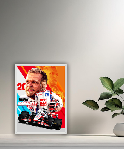 Cadre photo Kevin Magnussen Formule 1