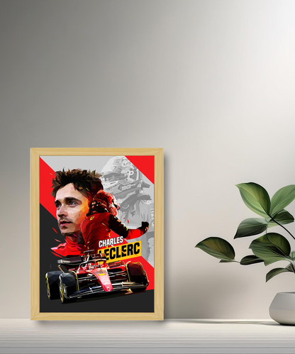 Cadre photo Charles Leclerc Formula 1