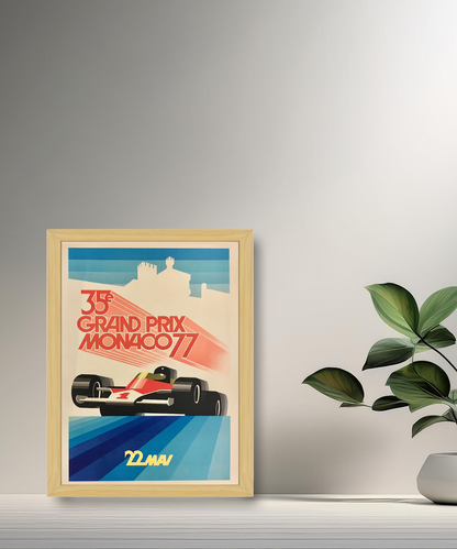 Cadre photo 35e Grand Prix Monaco 77