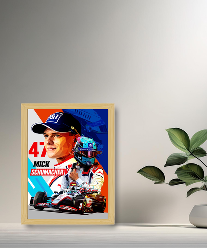 Cadre photo Mick Schumacher Formule 1