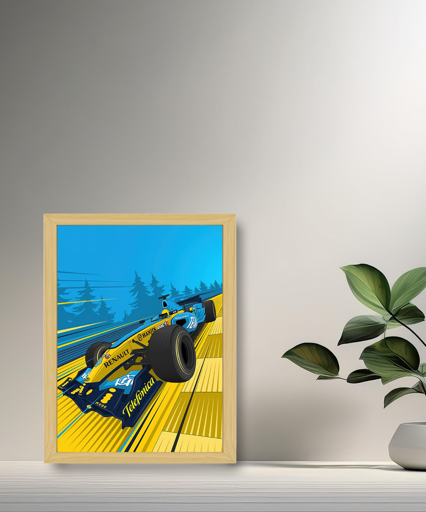 Cadre photo Formule 1 Renault