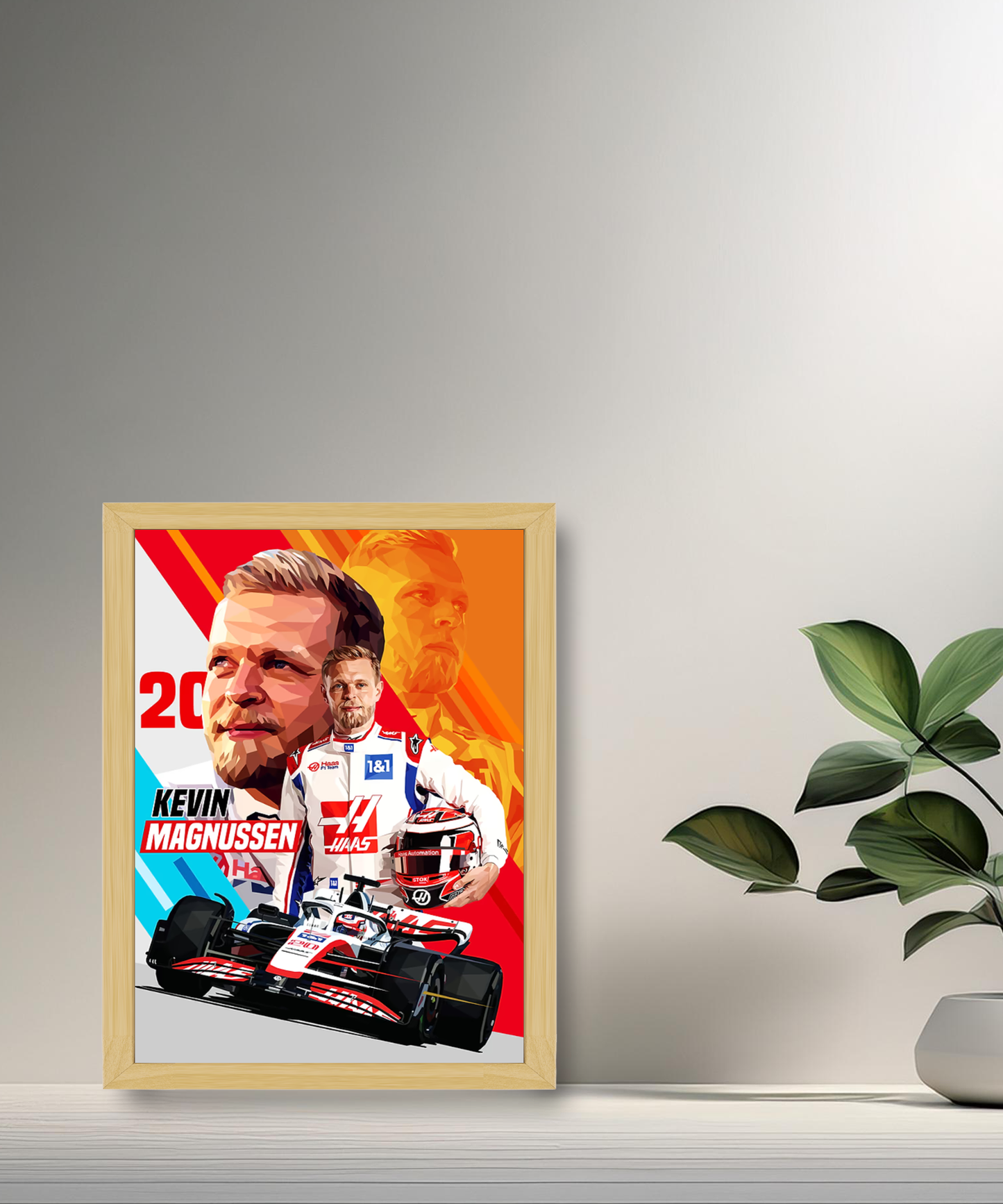 Cadre photo Kevin Magnussen Formule 1