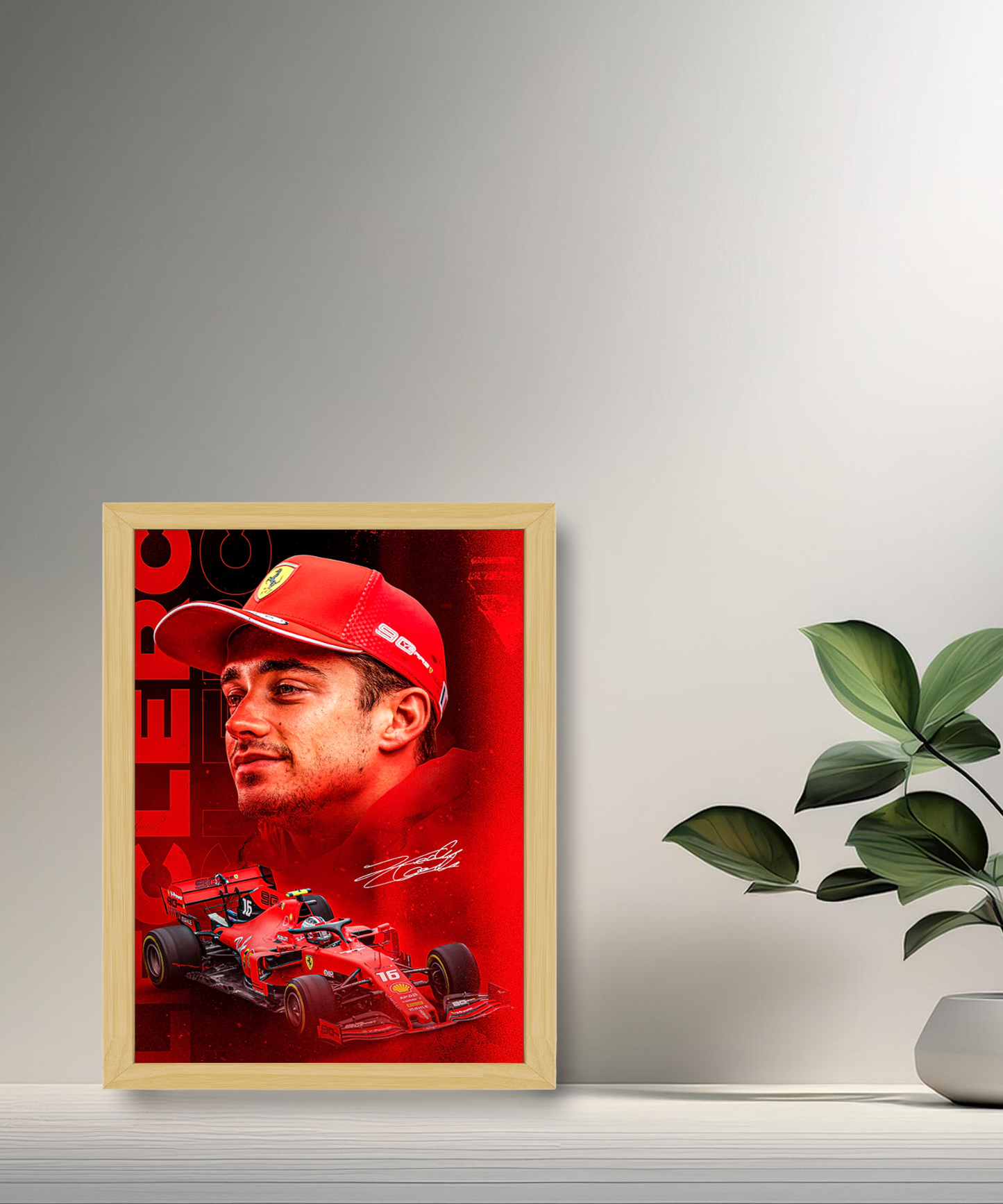 Cadre photo Charles Leclerc Formula 1