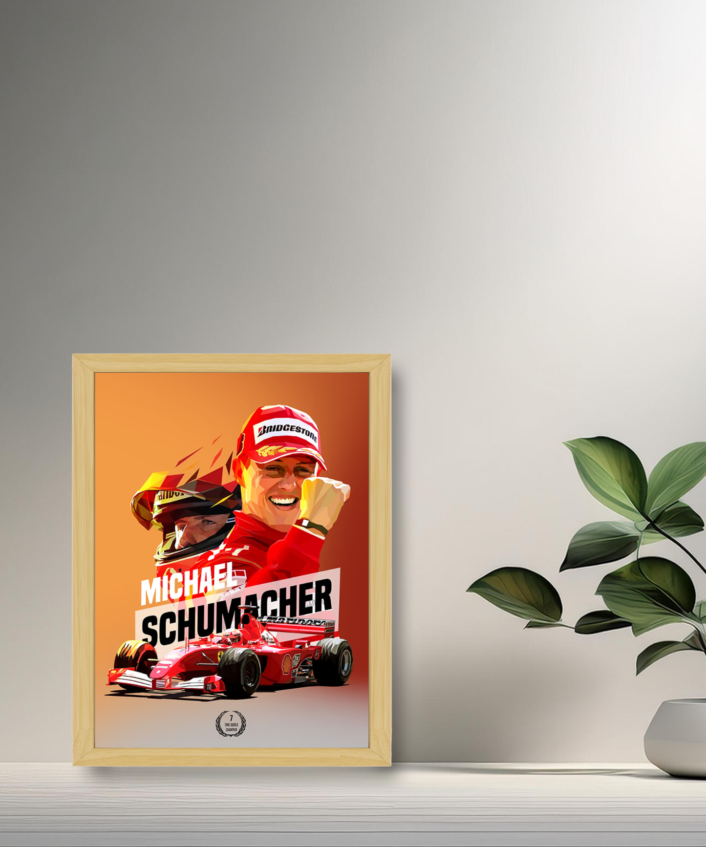Cadre photo Michael Schumacher Formule 1