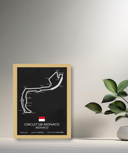 Cadre photo Circuit de Monaco