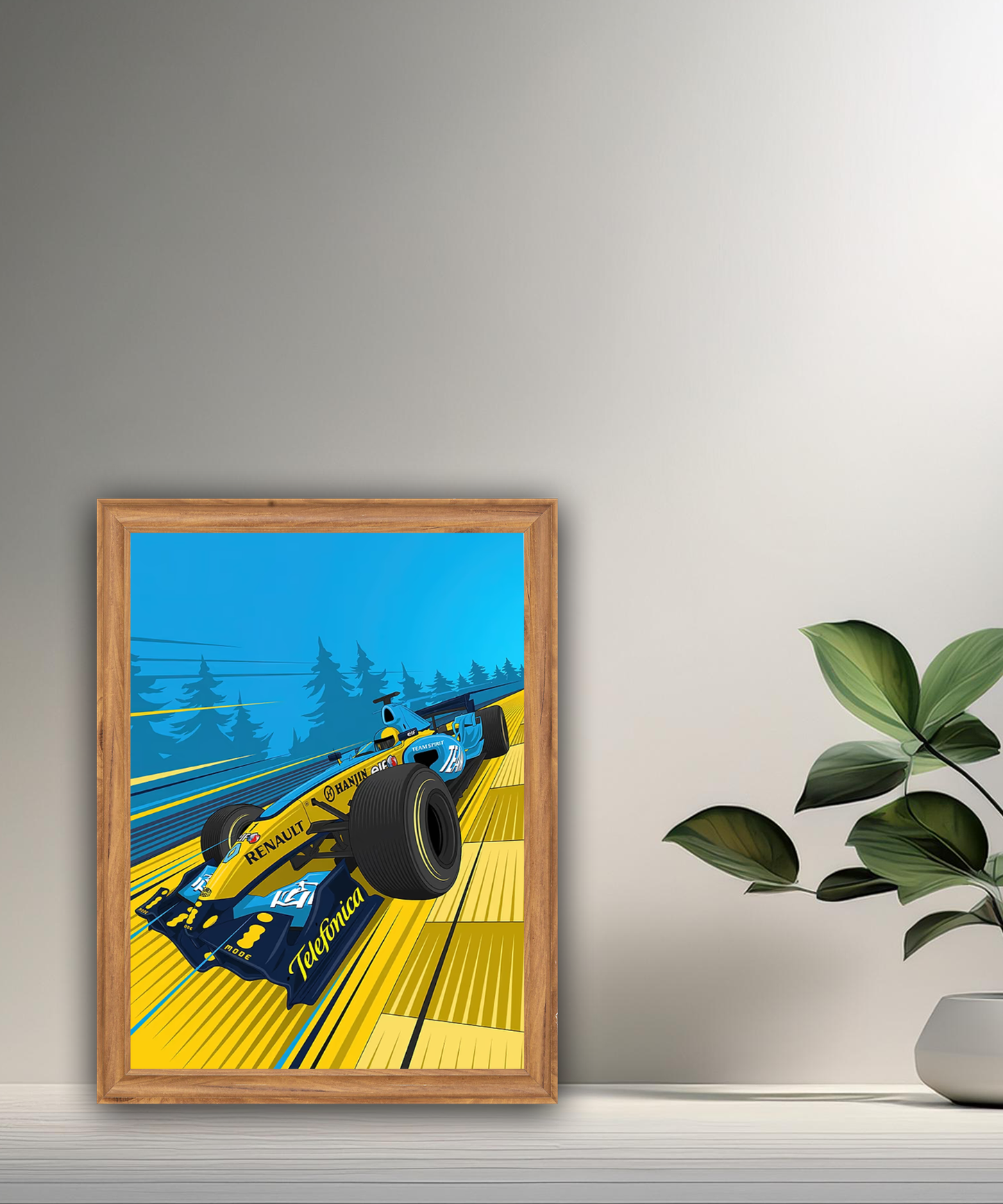 Cadre photo Formule 1 Renault