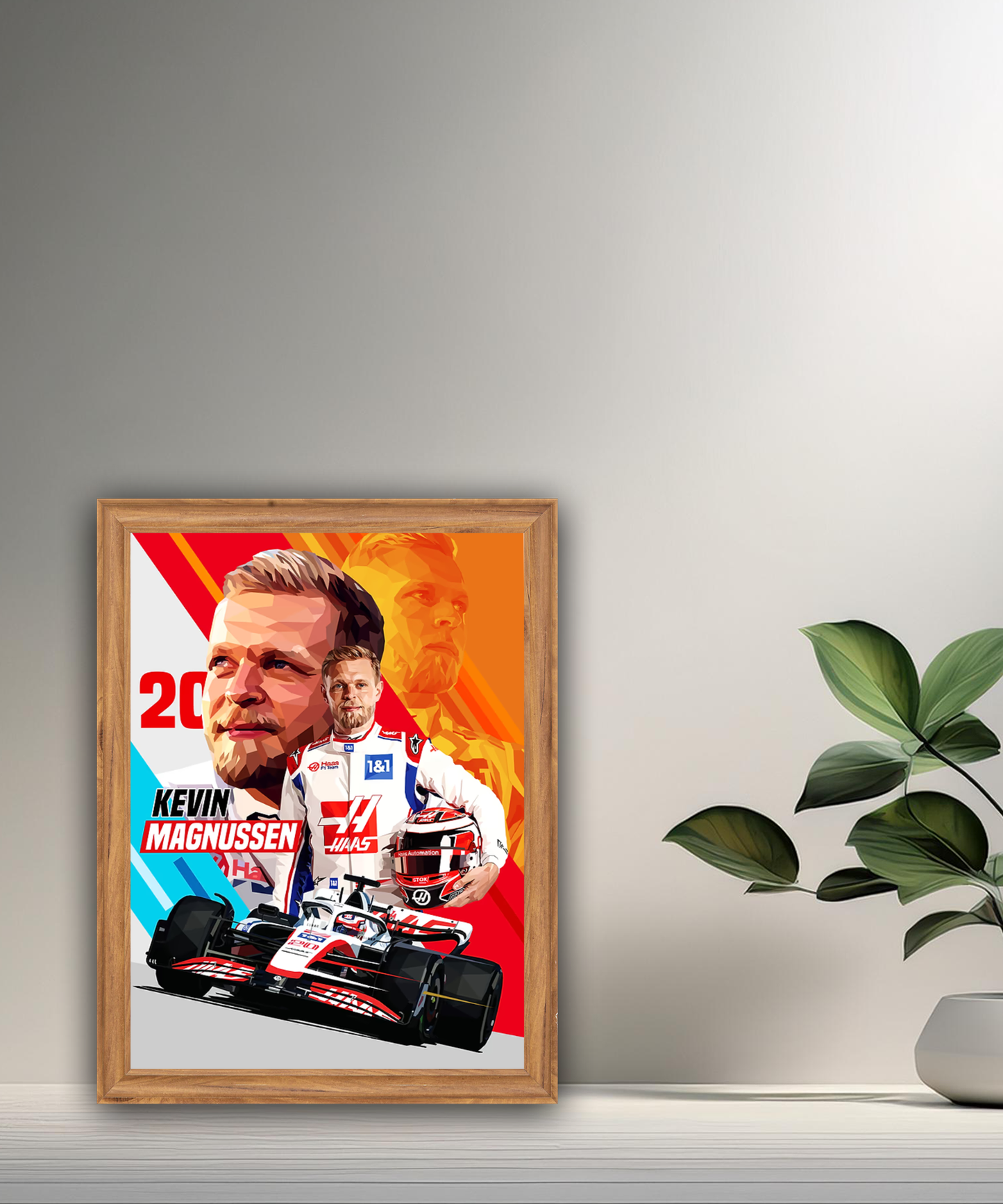 Cadre photo Kevin Magnussen Formule 1
