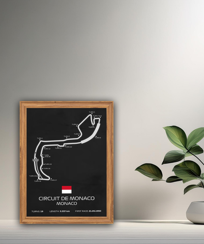 Cadre photo Circuit de Monaco