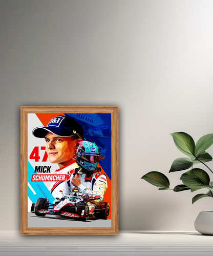 Cadre photo Mick Schumacher Formule 1