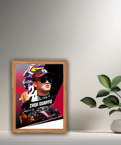 Cadre photo Zhou Guanyu Formule 1