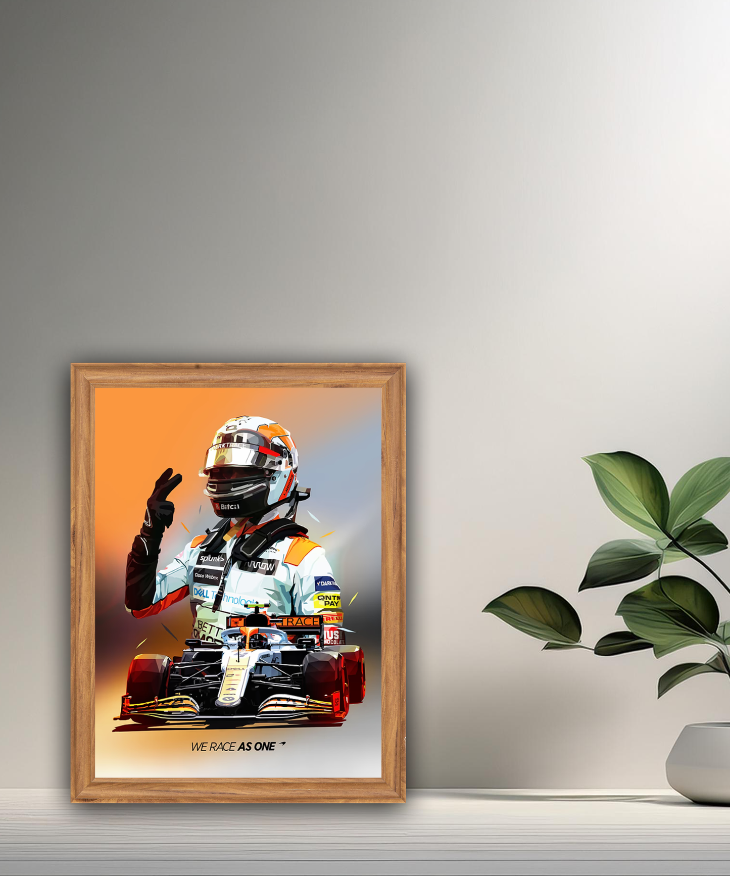 Cadre photo Formule 1 We race as one