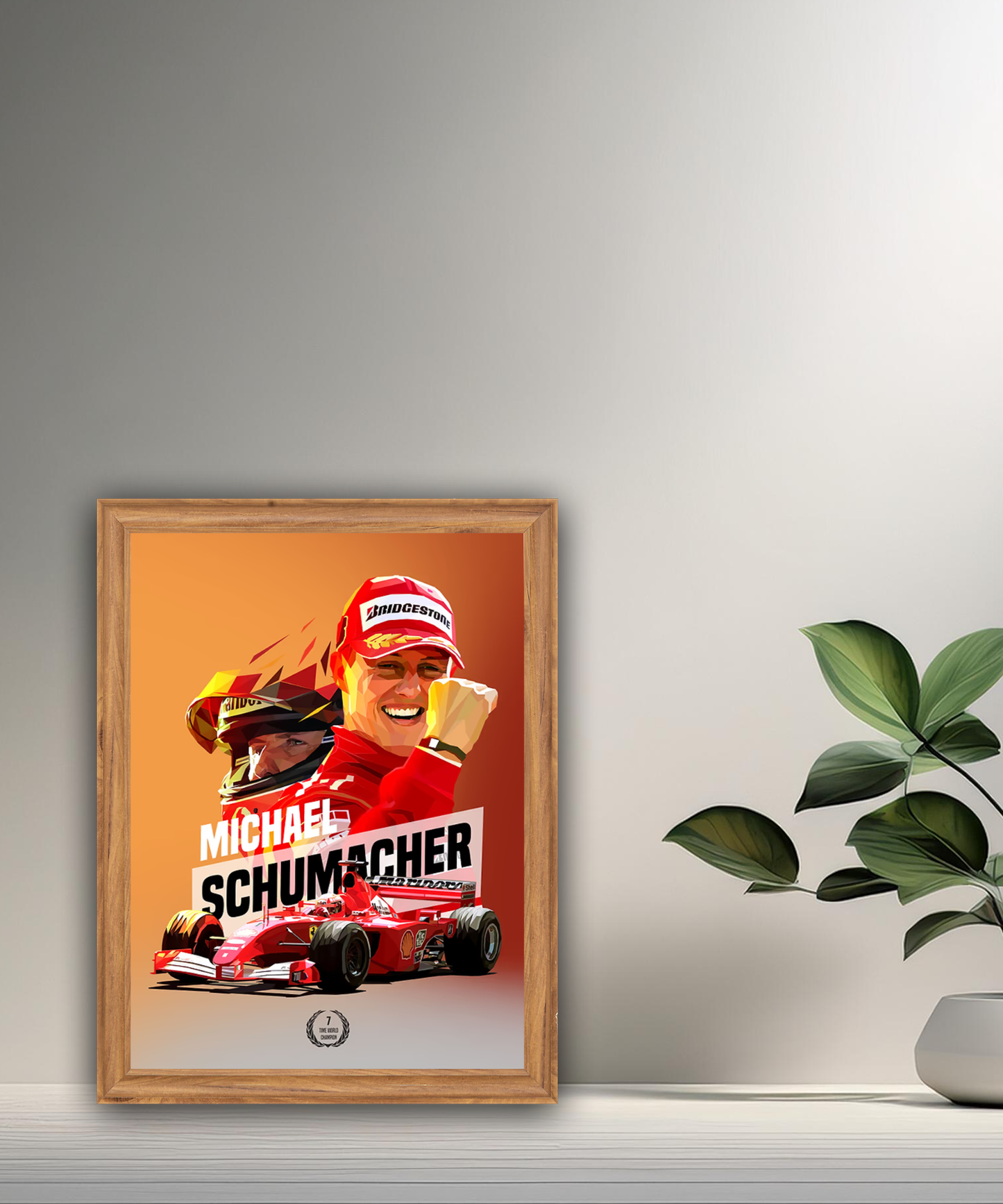 Cadre photo Michael Schumacher Formule 1