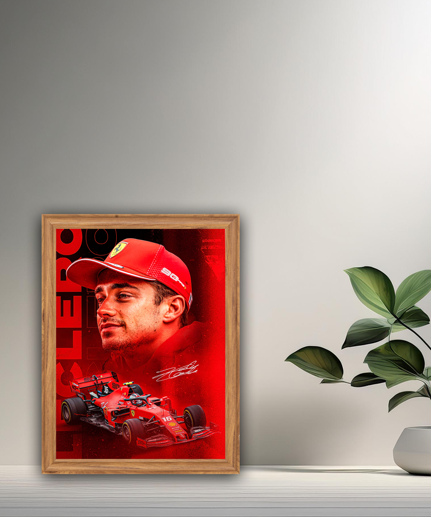 Cadre photo Charles Leclerc Formula 1