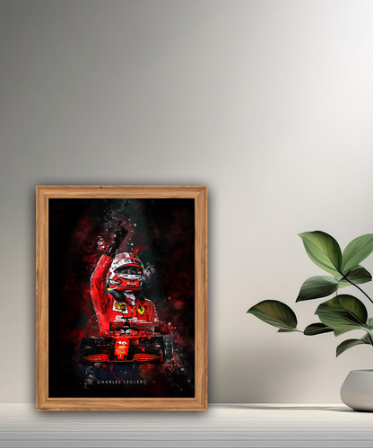 Cadre photo Charles Leclerc Formula 1