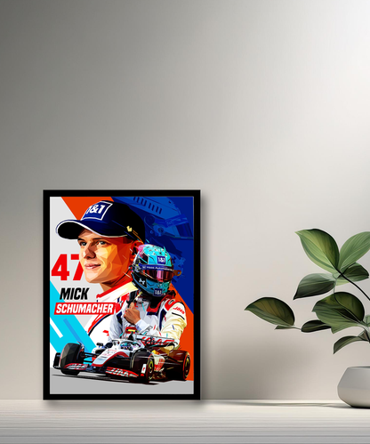 Cadre photo Mick Schumacher Formule 1