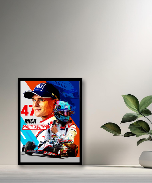 Cadre photo Mick Schumacher Formule 1