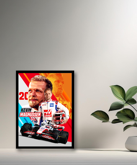 Cadre photo Kevin Magnussen Formule 1