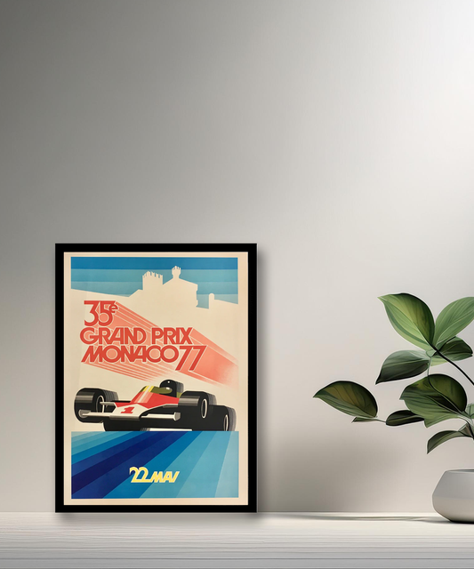 Cadre photo 35e Grand Prix Monaco 77
