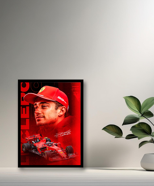 Cadre photo Charles Leclerc Formula 1