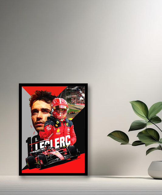 Cadre photo Charles Leclerc Formule 1