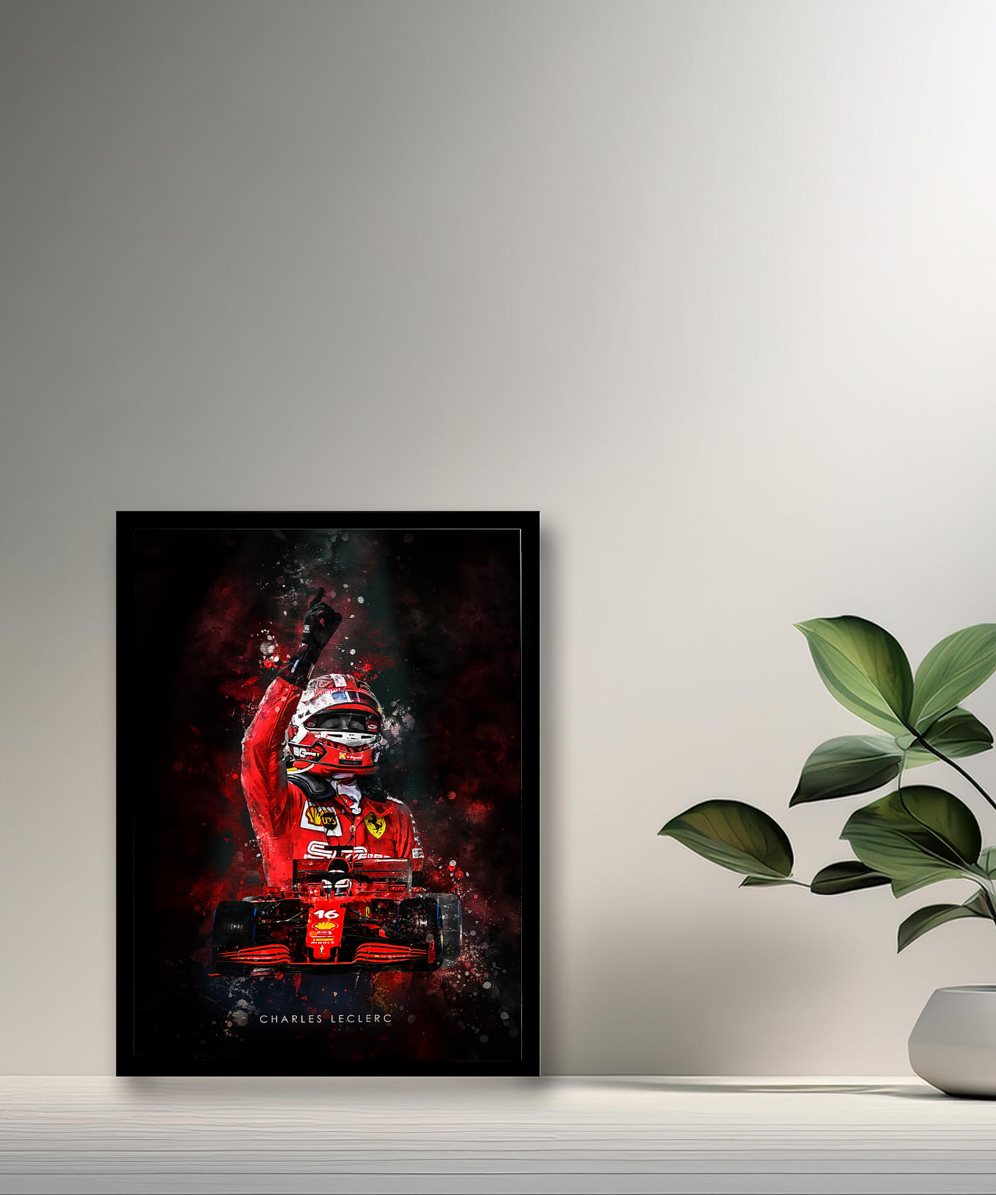 Cadre photo Charles Leclerc Formula 1