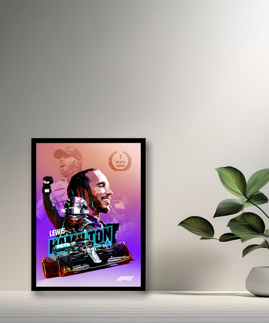 Cadre photo Lewis Hamilton Formula 1