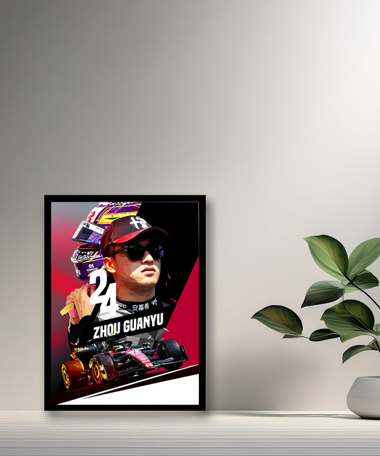 Cadre photo Zhou Guanyu Formule 1