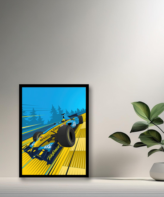Cadre photo Formule 1 Renault