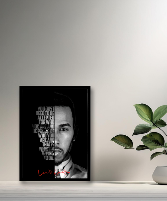 Cadre photo Lewis Hamilton Formula 1