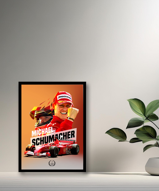 Cadre photo Michael Schumacher Formule 1
