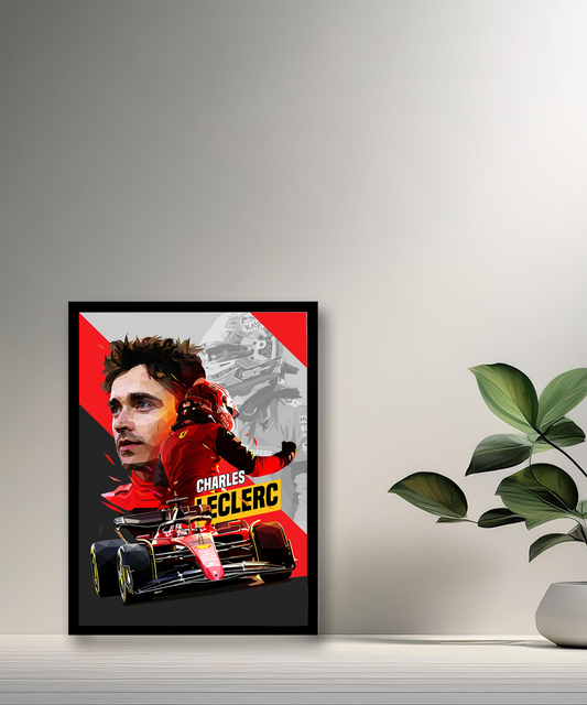 Cadre photo Charles Leclerc Formula 1