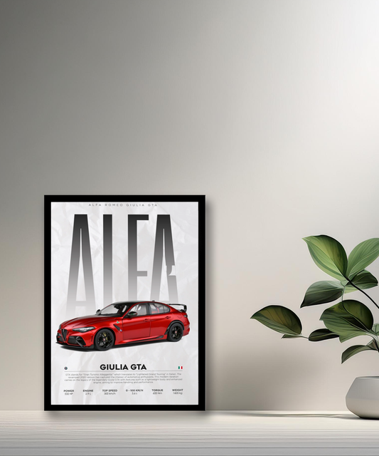 Cadre photo Alfa Romeo Giulia GTA