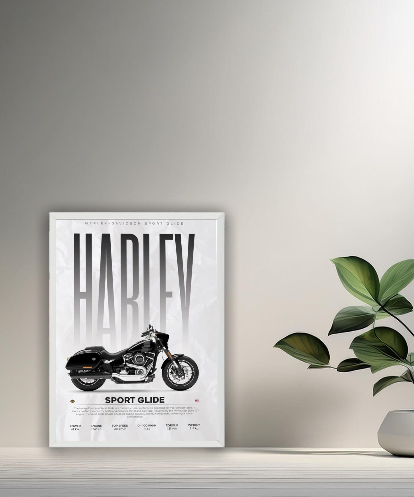 Cadre photo Harley Sport Glide