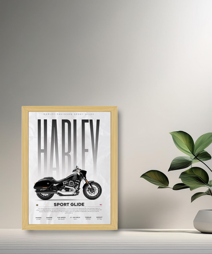 Cadre photo Harley Sport Glide
