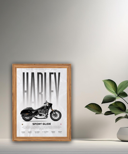 Cadre photo Harley Sport Glide