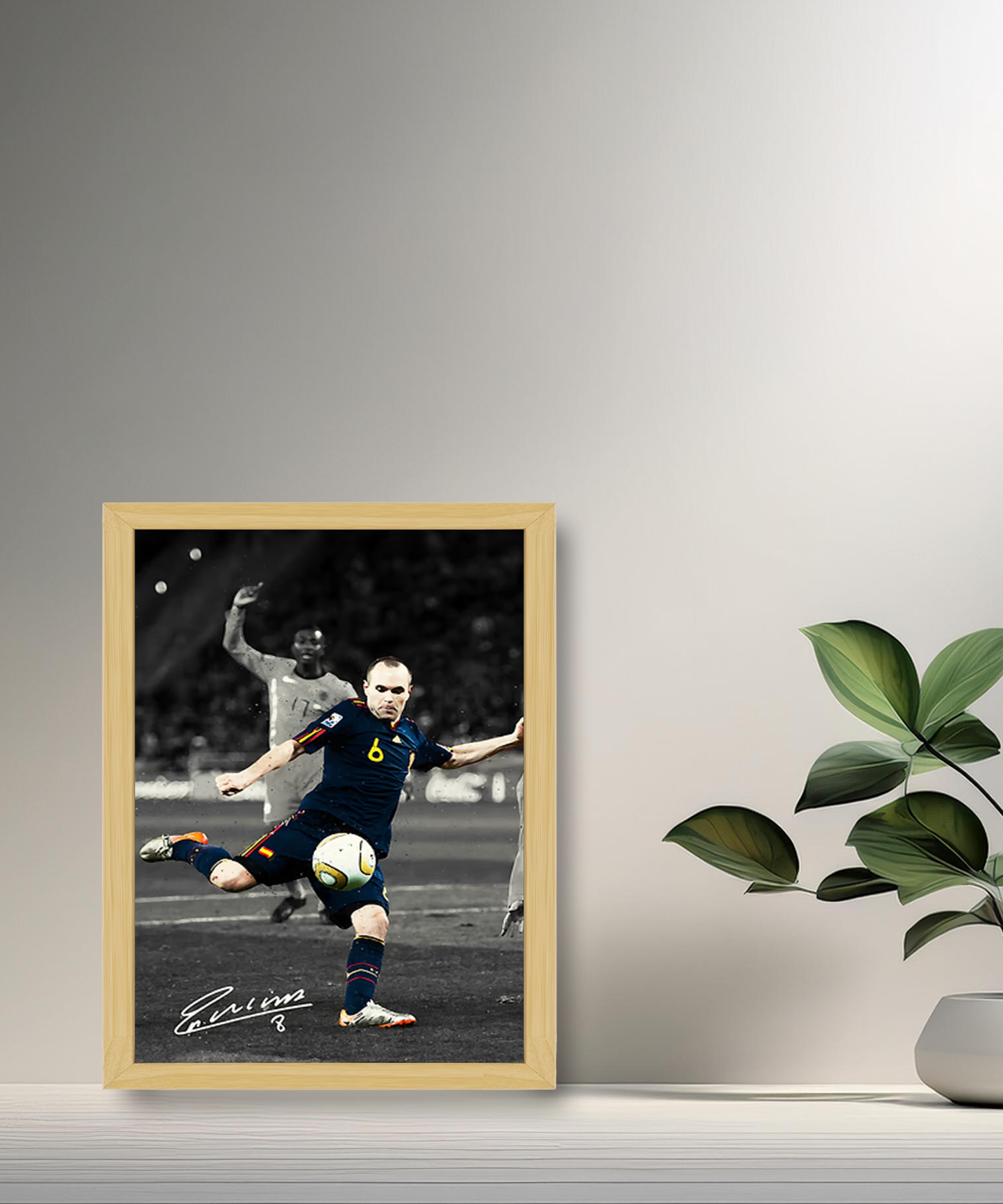 Cadre photo de Andrés Iniesta