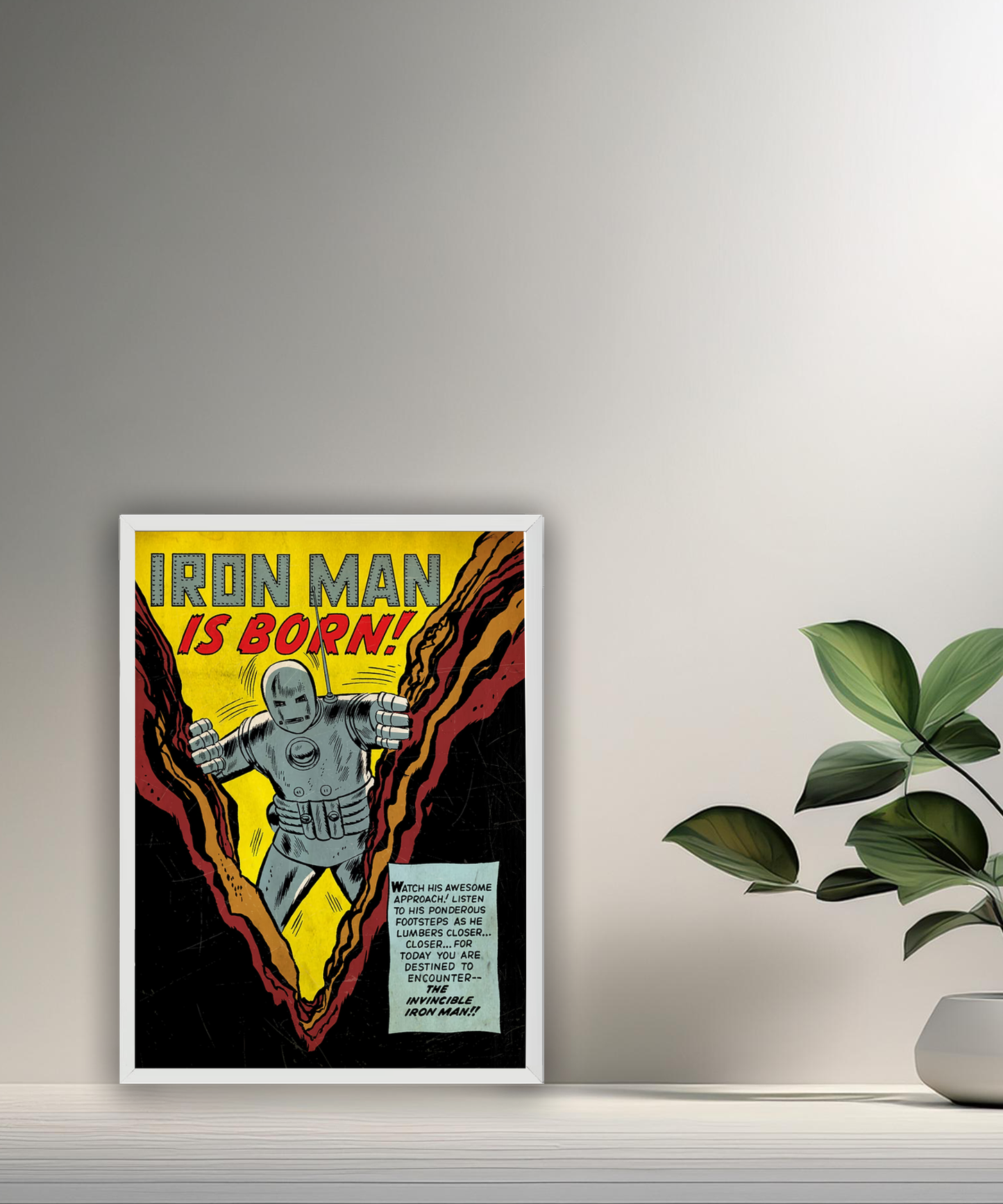 Cadre photo Iron Man Marvel