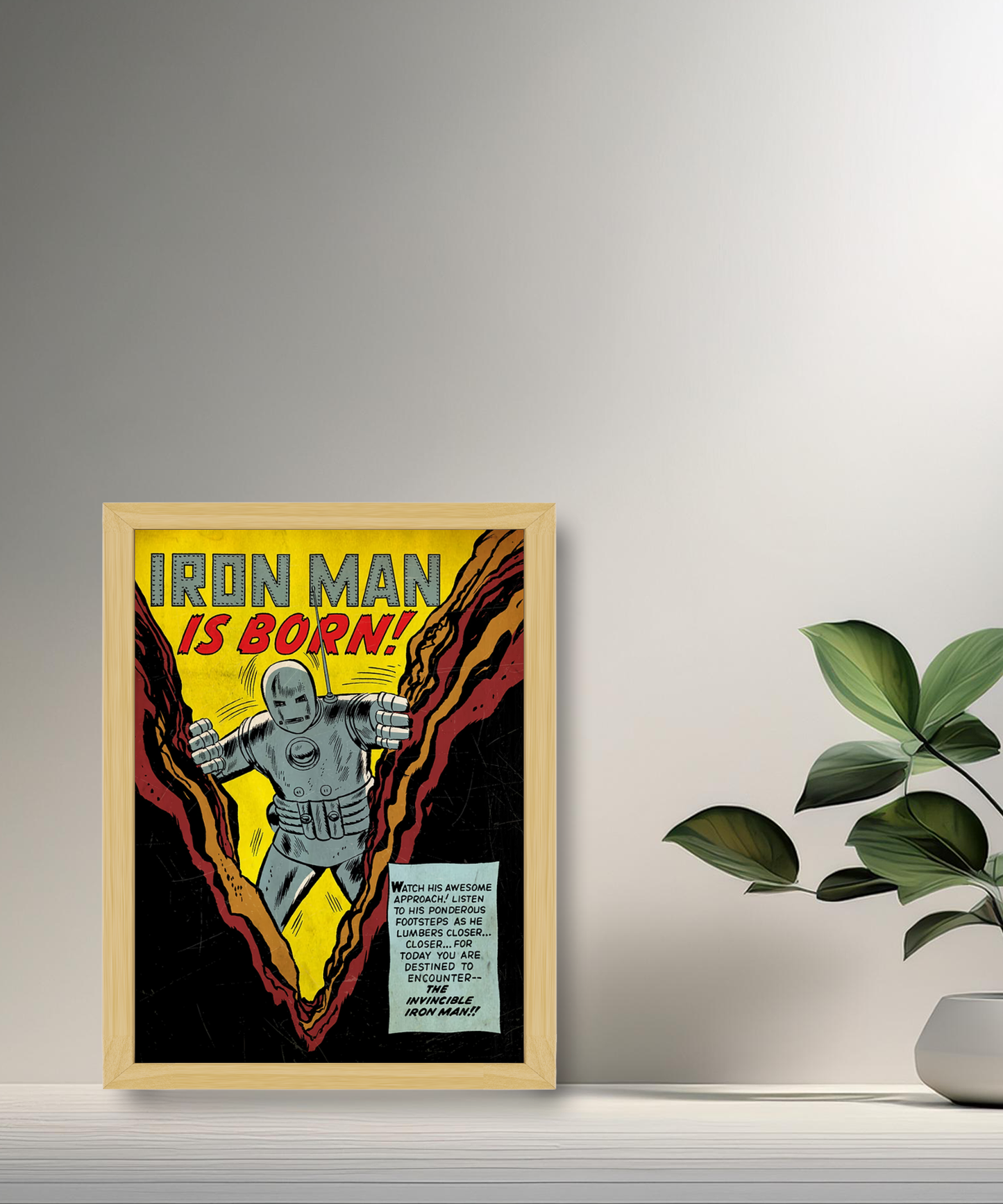 Cadre photo Iron Man Marvel