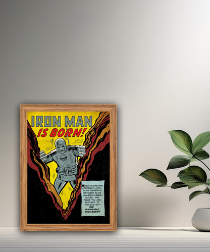 Cadre photo Iron Man Marvel