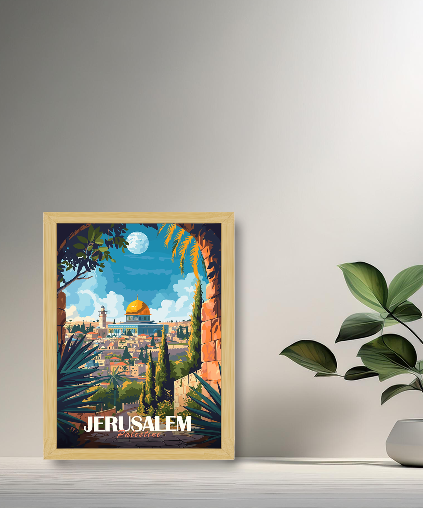 Cadre photo Jerusalem Palestine