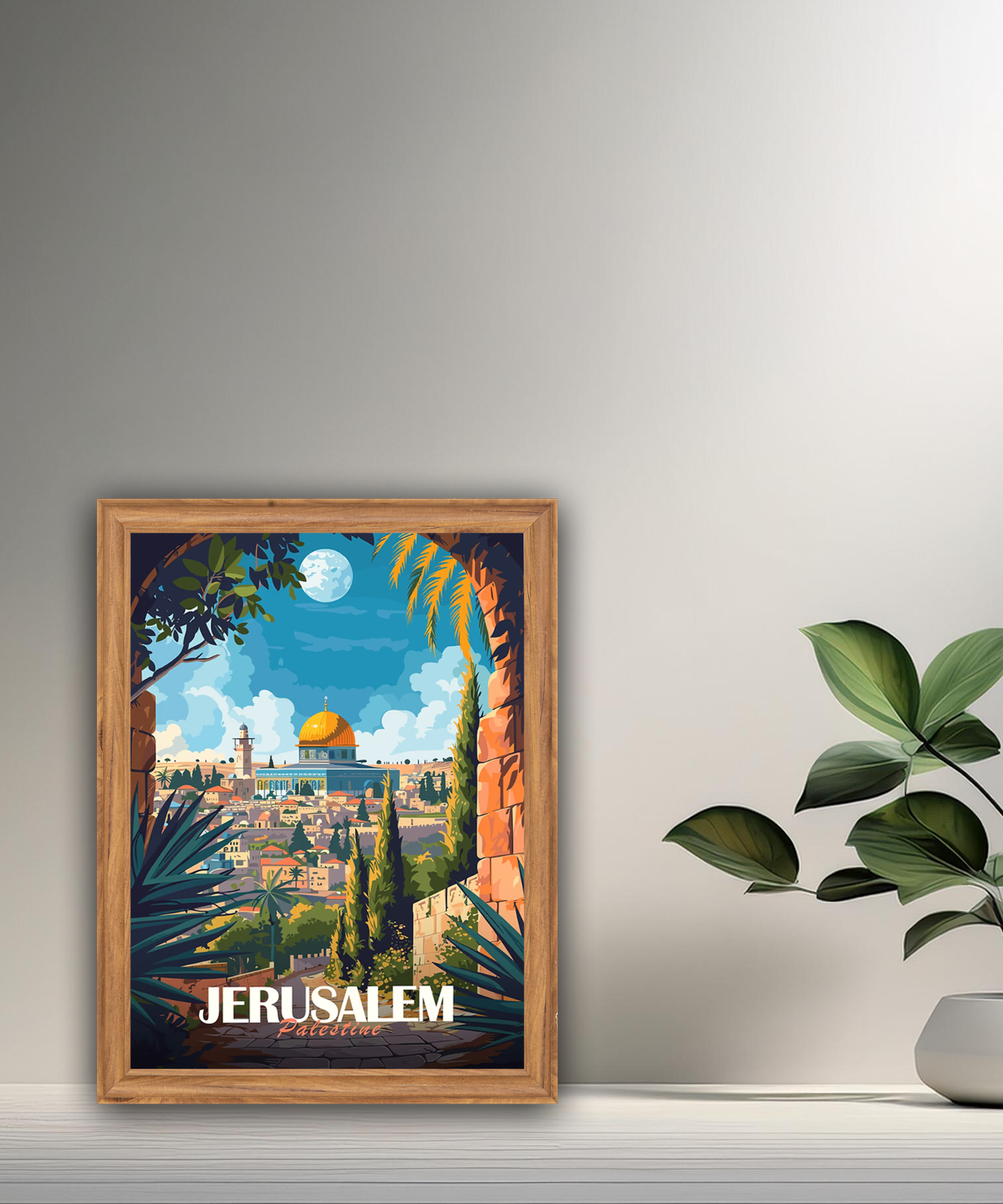 Cadre photo Jerusalem Palestine