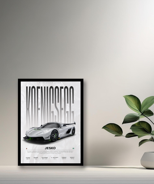 Cadre photo Koenigsegg Jesko
