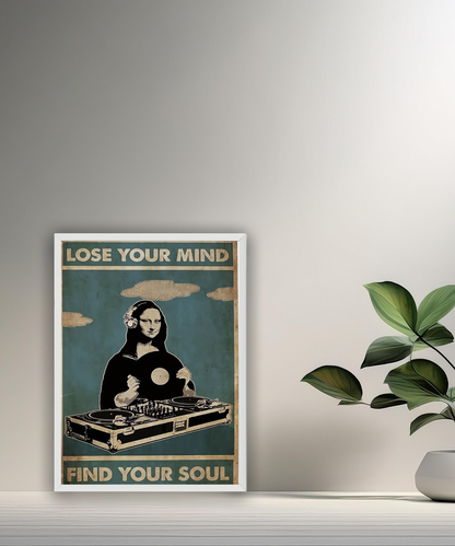 Cadre photo Mona Lisa La Joconde Lose Your Mind