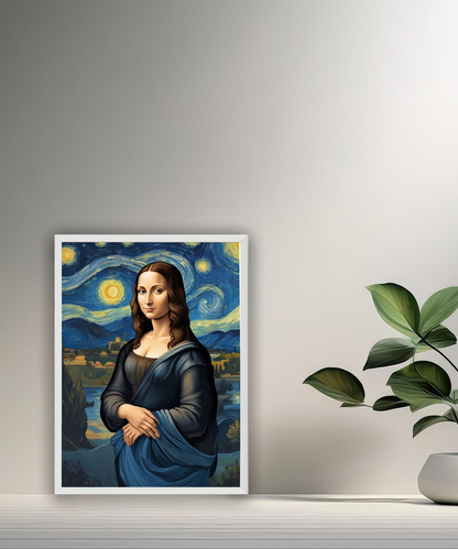 Cadre photo Mona Lisa La Joconde Pop art