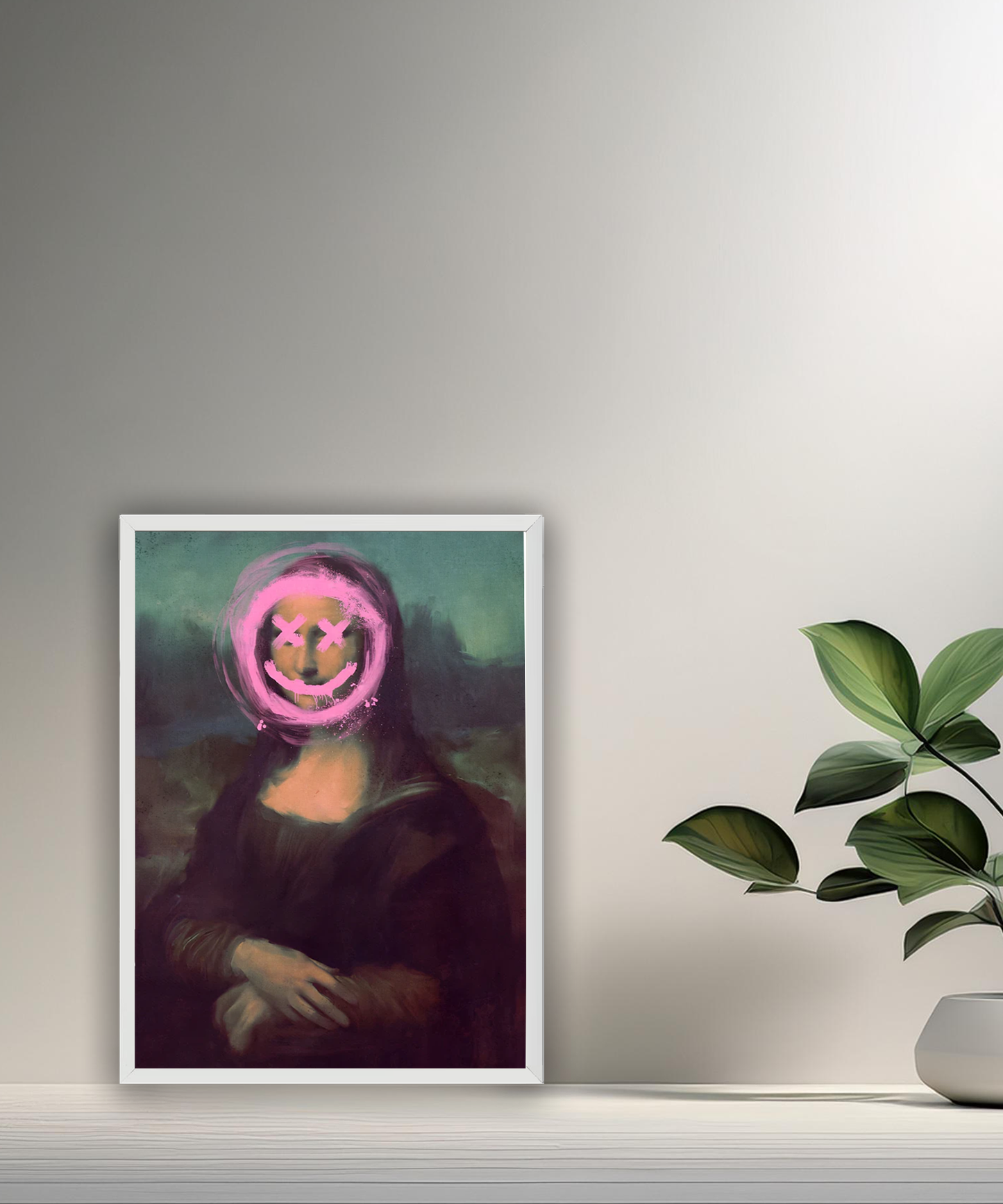 Cadre photo Mona Lisa Pop Art
